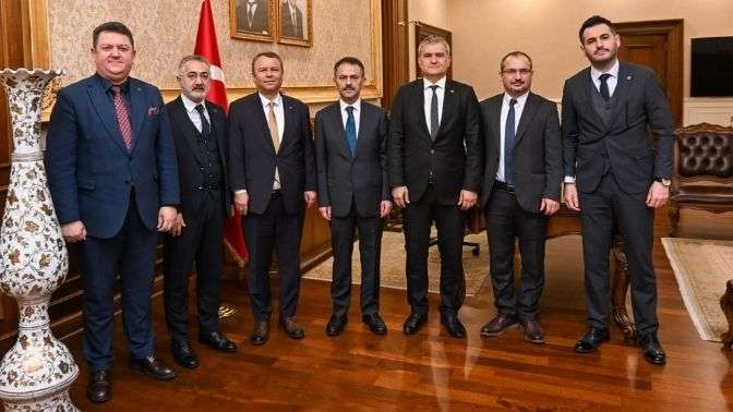 1-7 Mart Muhasebe Haftası Nedeniyle Vali İlhami Aktaş’a Ziyaret