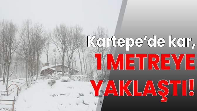 1 metreye yaklaştı!