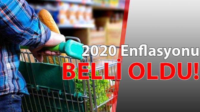 2020 enflasyonu belli oldu