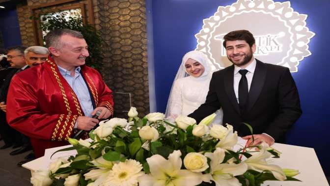 AK Parti Milletvekili Çakır’ın oğlu evlendi