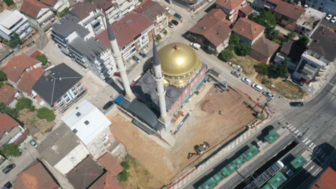 Başaran Camii çevresine estetik dokunuş