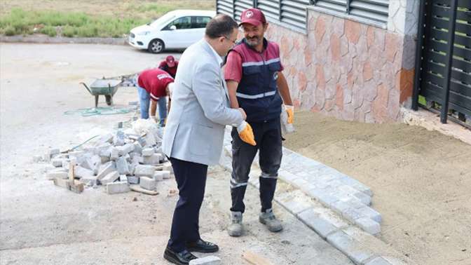 Başkan Gökçe çalışmaları yerinde inceledi