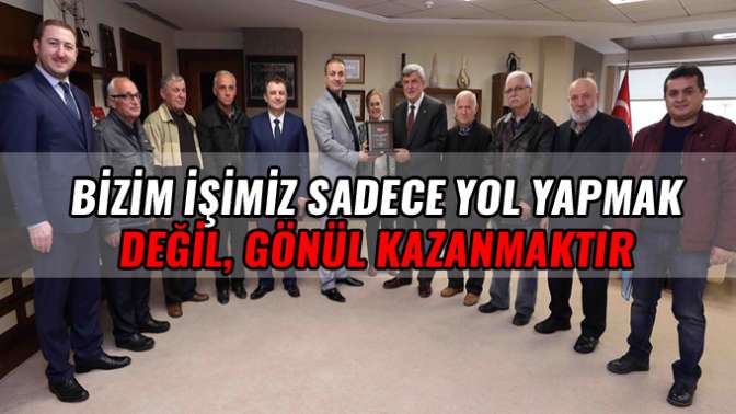 Başkan Karaosmanoğlu mahalle temsilcilerini ağırladı.