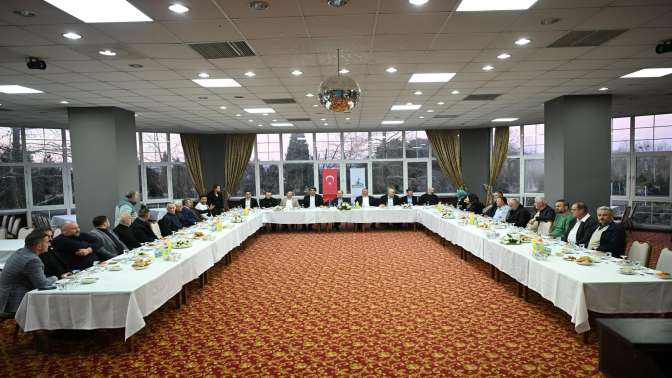 BAŞKAN KOCAMAN MUHTARLARLA BULUŞTU