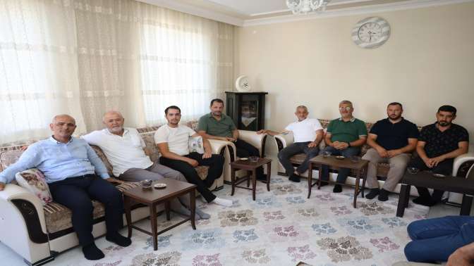 Başkan Söğüt’ten hacı ziyaretleri