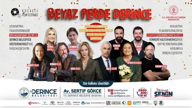 Beyaz Perdenin Kalbi Derince’de Atacak