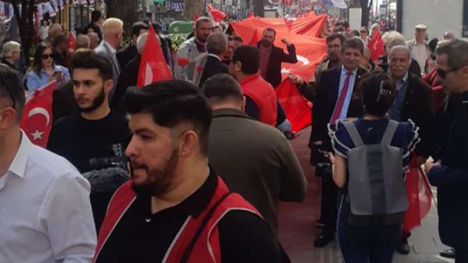 Binlerce İzmitli Hürriyet için yürüdü