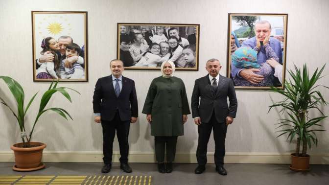 Büyükakın ve Talus, Betül Sayan Kaya ile görüştü