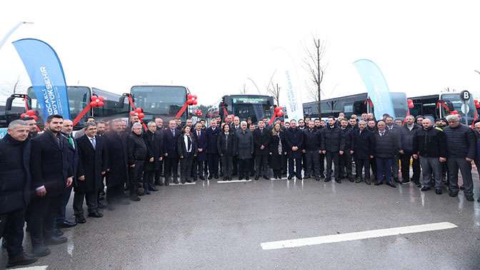Büyükşehir’den ulaşıma 27 yeni otobüs