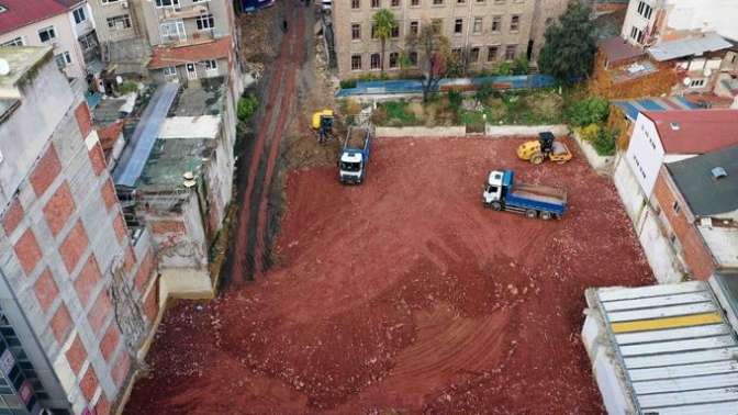 Büyükşehir’den yeni bir yaşam alanı daha; Sörler Okulu’na çok amaçlı çevre düzenlemesi
