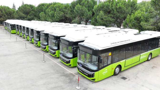 Büyükşehir’in 20 yeni otobüsü teslim edildi