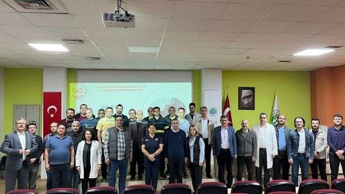 Büyükşehir İtfaiyesi’nden KOÜ personeline eğitim