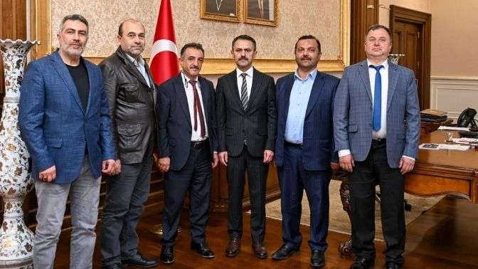 Çayırova Küçük Sanayi Sitesi Yapı Kooperatifi’nden Vali İlhami Aktaş’a Ziyaret