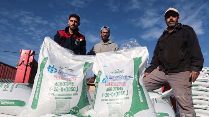 Çiftçilere yüzde 50 hibeli gübre desteği