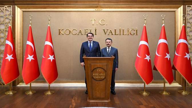 Cumhurbaşkanlığı İnsan Kaynakları Ofisi Başkanı Doç. Dr. Salim Atay, Vali İlhami Aktaşı Ziyaret Etti