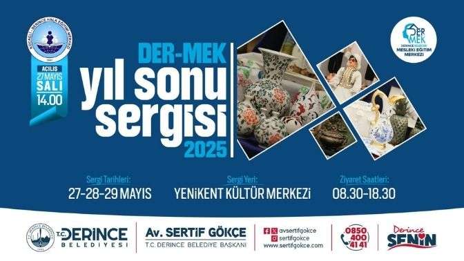 DER-MEK Yıl Sonu Sergisiyle Emekler Gün Yüzüne Çıkıyor