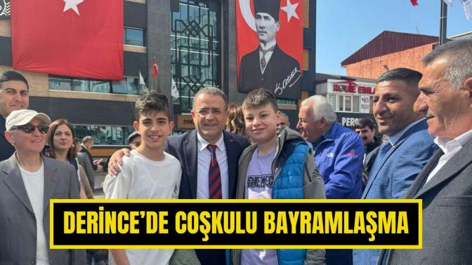 Derince'de Coşkulu Bayramlaşma