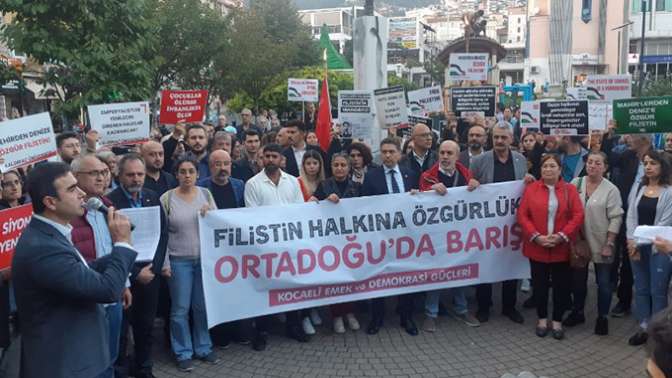 Filistin halkı için yürüdüler