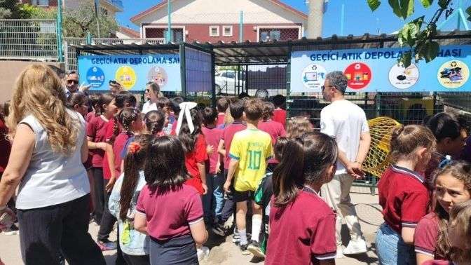 GÖLCÜK BELEDİYESİ'NDEN ÖĞRENCİLERE SIFIR ATIK EĞİTİM SAHASI