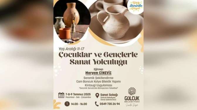 GÖLCÜK'TE SANATLA BÜYÜYEN NESİLLER BİR ARAYA GELİYOR