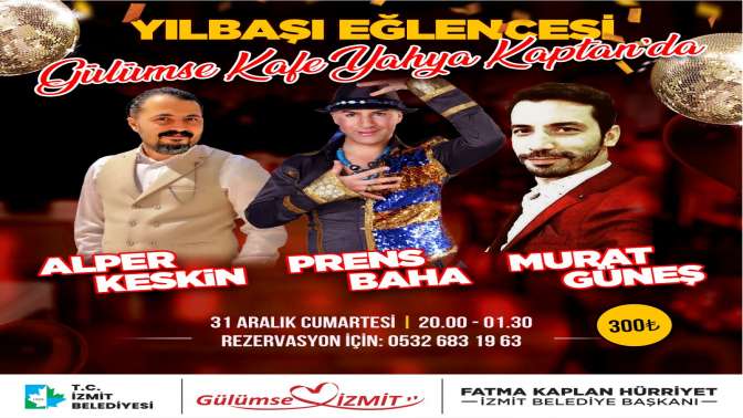 Gülümse Kafe’de her bütçeye uygun UNUTULMAZ YILBAŞI PROGRAMI