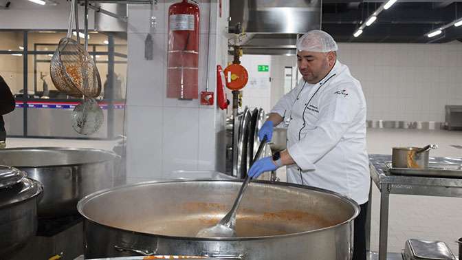 Her gün 1000 ihtiyaç sahibine yemek