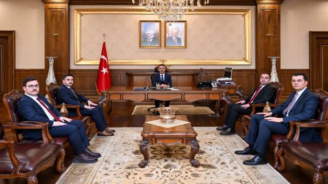 İlimiz İlçelerine Görevlendirilen Kaymakam Refikleri, Vali Aktaş’ı Ziyaret Ettiler