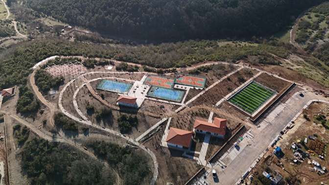 İlimtepe Millet Bahçesi’nde son dokunuşlar