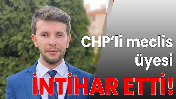 İntihar etti!