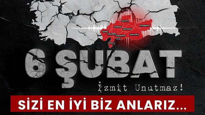 İzmit Belediyesi 6 Şubat depreminde yaşamını yitirenleri unutmadı