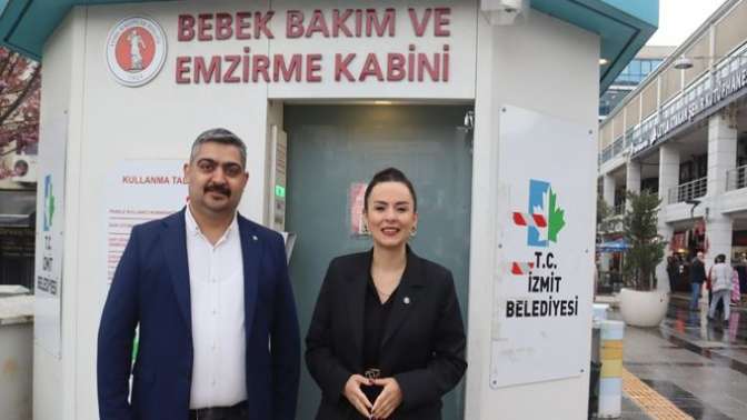 İzmit Belediyesi Bebek Bakım ve Emzirme Kabini artık daha güvenli hale geldi