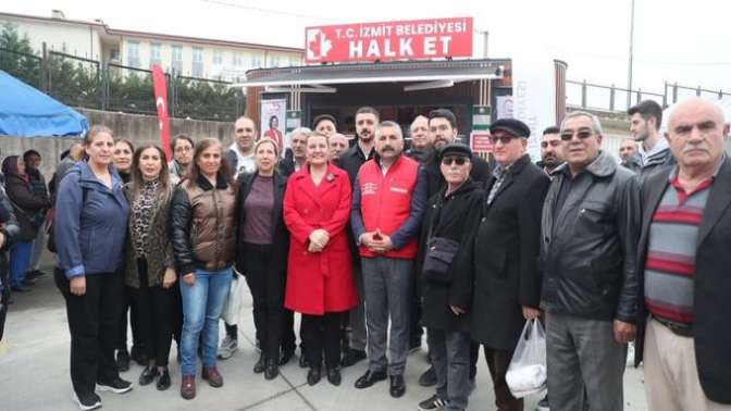 İzmit Belediyesi Halk Et Mobil bugün Gebze’de!