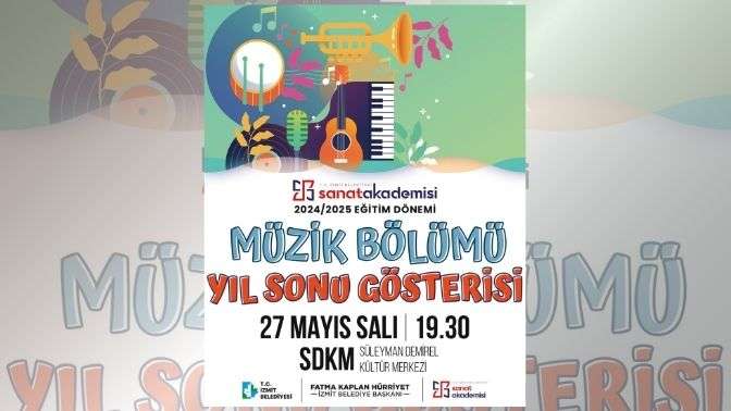 İzmit Sanat Akademisi’nde yetişen geleceğin müzisyenleri sahneye çıkıyor!