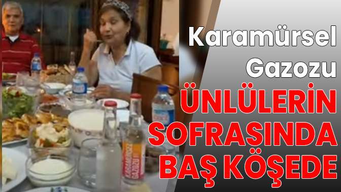 Karamürsel Gazozu ünlülerin sofrasında baş köşede