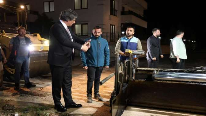 Kartepe Fatih Sultan Mehmet Mahallesi’nde Gece Mesaisi