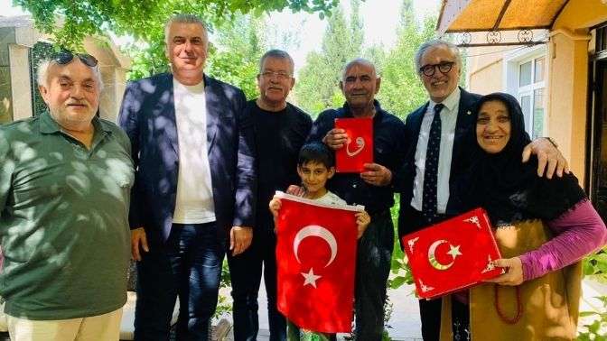 Kıbrıs Gazileri’ni ziyaret
