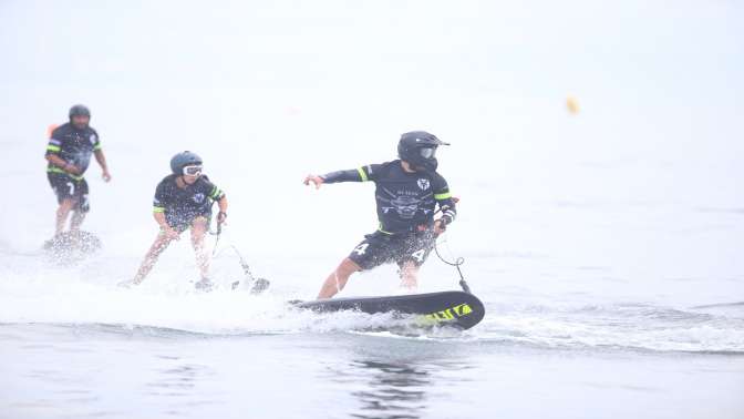 Kocaeli’de Türkiye Su Jeti ve Flyboard Şampiyonası heyecanı başladı