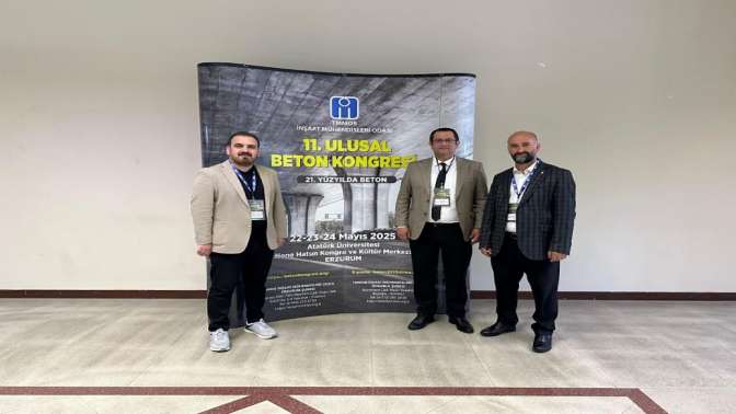 Kocaeli İMO, 11. Ulusal Beton Kongresine katıldı