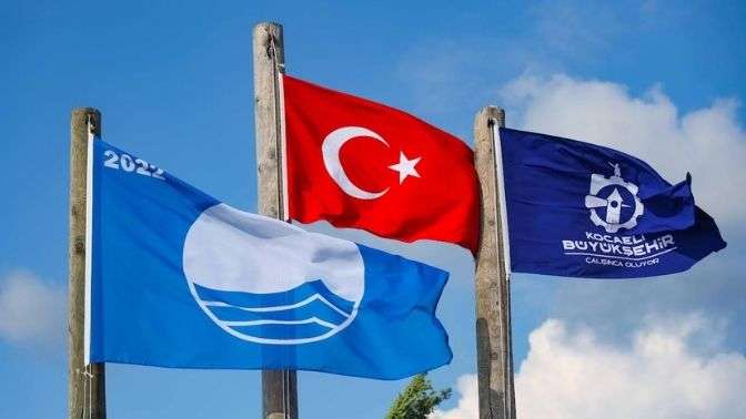 Kocaeli’nin 9 plajına “Mavi Bayrak” ödülü