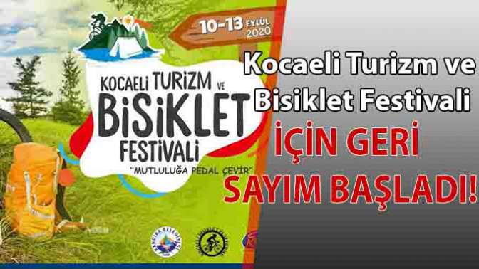 Kocaeli Turizm ve Bisiklet Festivali için geri sayım başladı