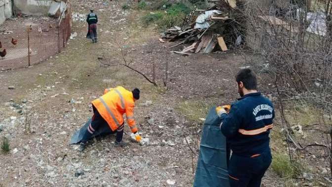 Körfez’de temizlik çalışmaları aralıksız sürüyor