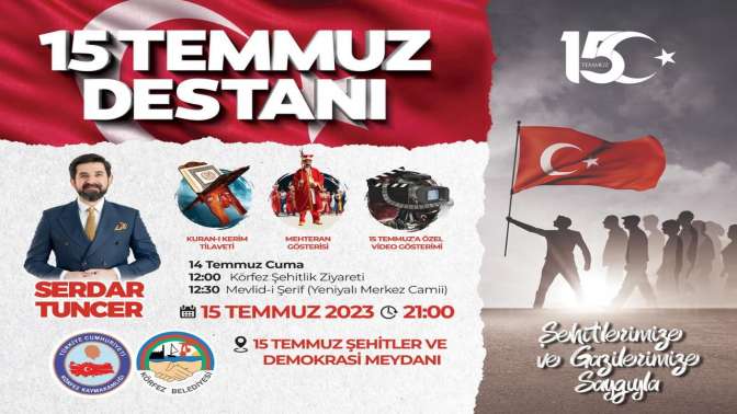 Körfezliler 15 Temmuz’da meydanlarda olacak