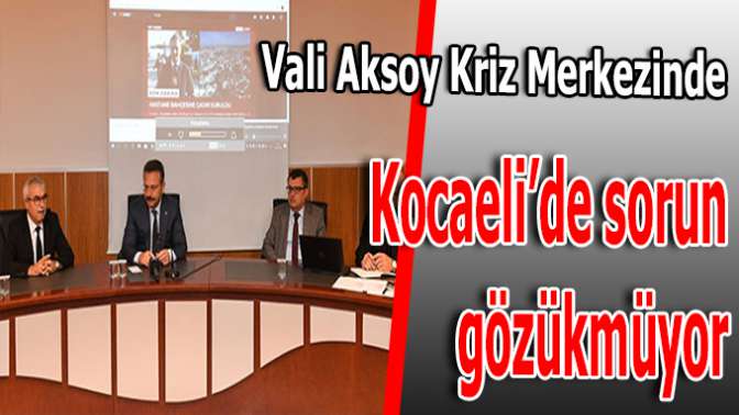 Kriz Merkezleri Oluşturuldu