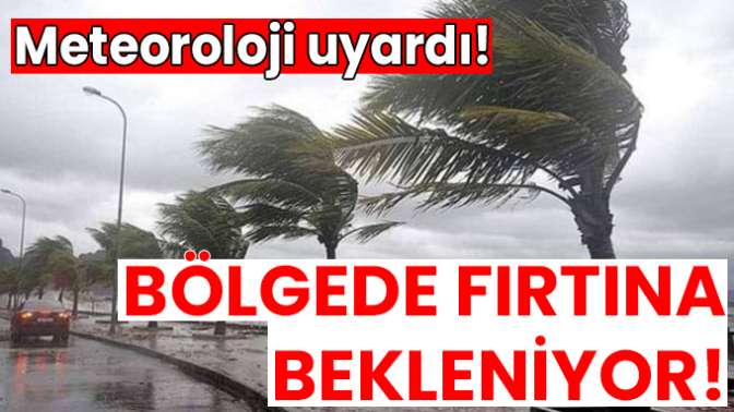 Meteoroloji uyardı!