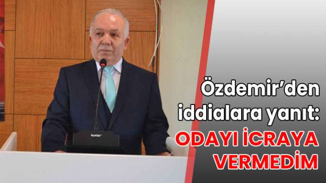 Odayı icraya vermedim