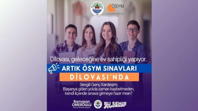 Ömeroğlu’ndan ÖSYM sınav yeri müjdesi