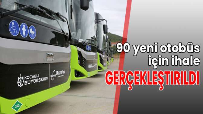 OTOBÜS FİLOSU GENİŞLİYOR