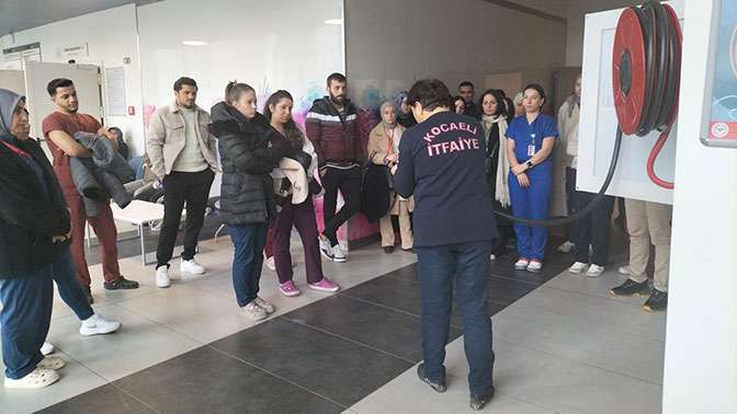 Şehir Hastanesi personeline acil durumu eğitimi
