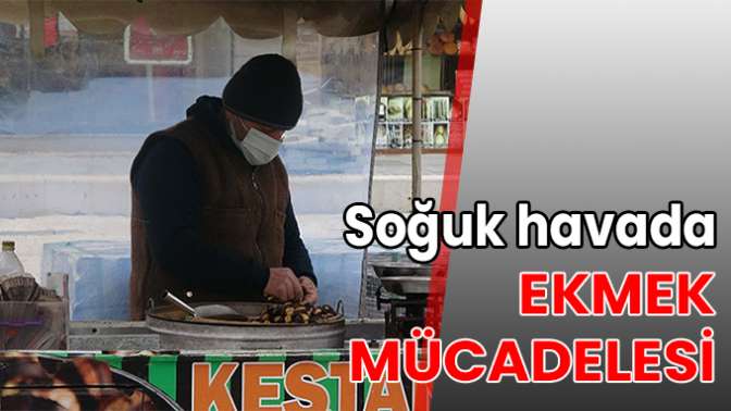 Soğuk havada ekmek mücadelesi