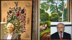 2 Eğitimci Ressam Durgun ve Karamızrak'tan Karma Resim Sergisi